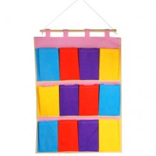 Amyove 12 Pocket Gadget Storage Holder Wall Door Cloth Hanging Organizer Bag
