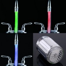 Amyove Colorful LED Light Water Stream Faucet Tap 7 Colour Activated By Water Pressure