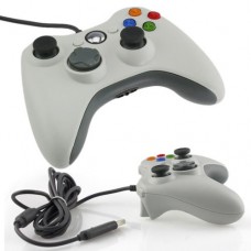 White Wired USB Game Pad Controller For MICROSOFT Xbox 360 PC Windows7 XP