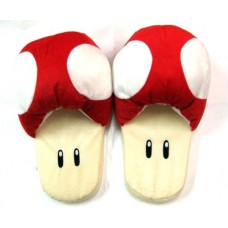 Super Mario Brothers Mushroom Slippers (Red)