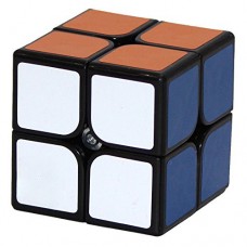2 x 2 50mm Speed Cube Black Puzzle