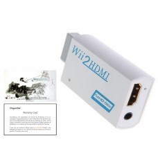 Amyove® Wii to HDMI 720P / 1080P HD Output Upscaling Converter - Supports All Wii Display Modes, HDMI Upscale