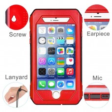 Waterproof Shockproof Dirt Snow Proof Cover case for iPhone6 Red