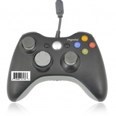 Wired USB Controller (Black) for PC & Xbox 360